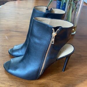 Ann Taylor peep toe booties